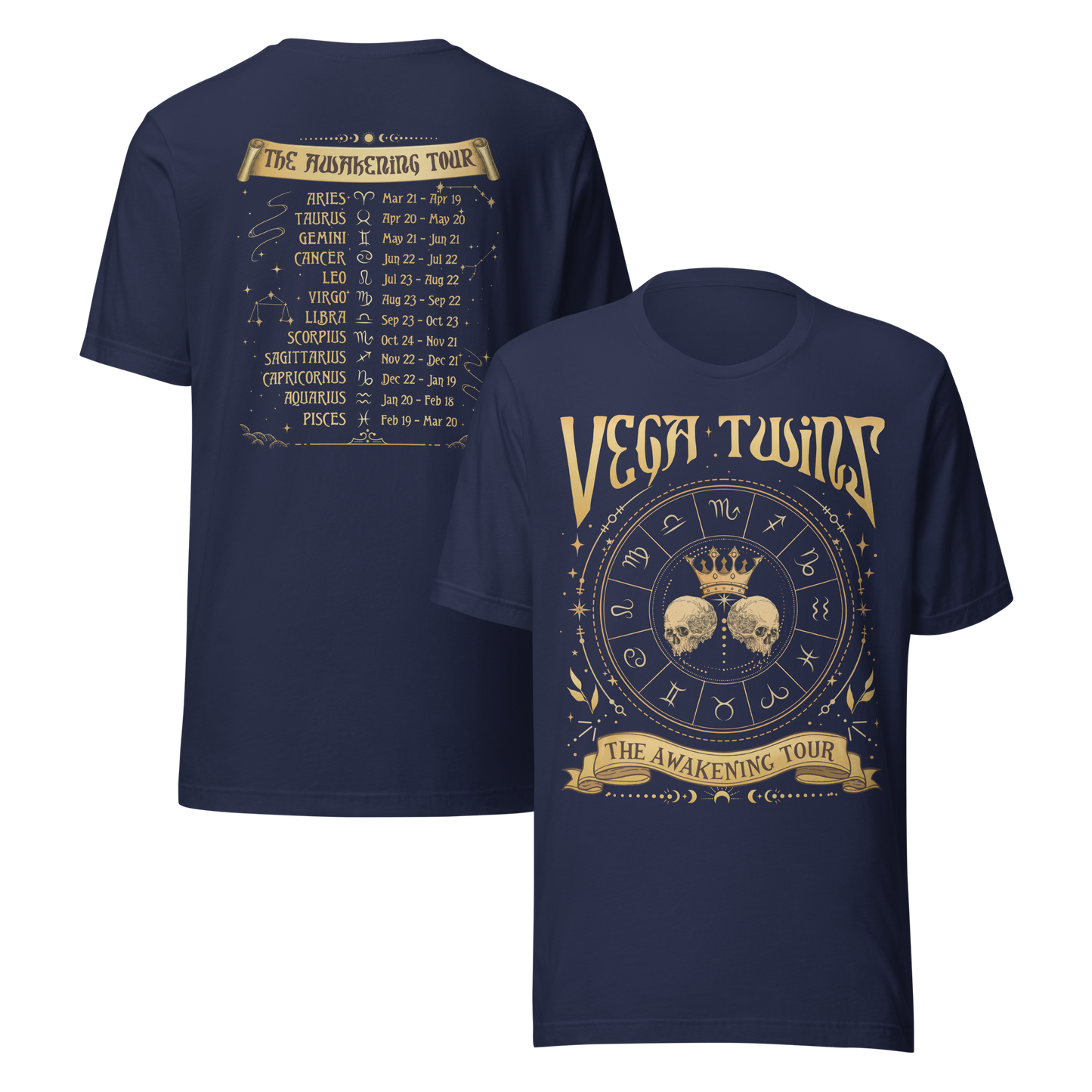 Zodiac Academy Dark Academia Tee