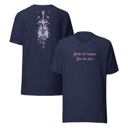 Quicksilver Strike the Bargain, Pay the Price Tee - MagicMerchEmporium