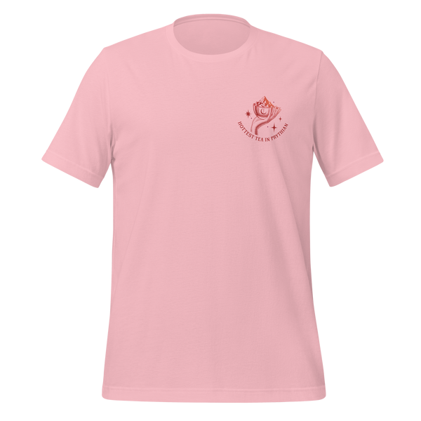 Red Suriel Tea Co Tee in Pink