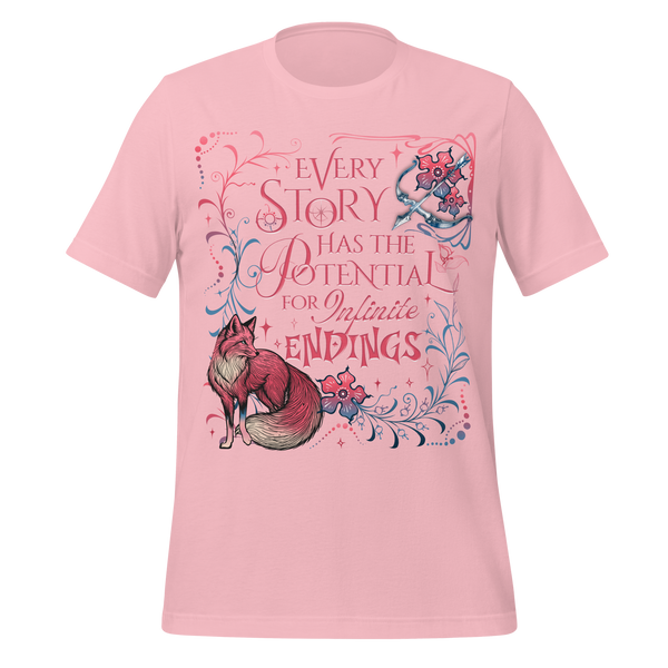 Evangeline Fox Tee in Pink
