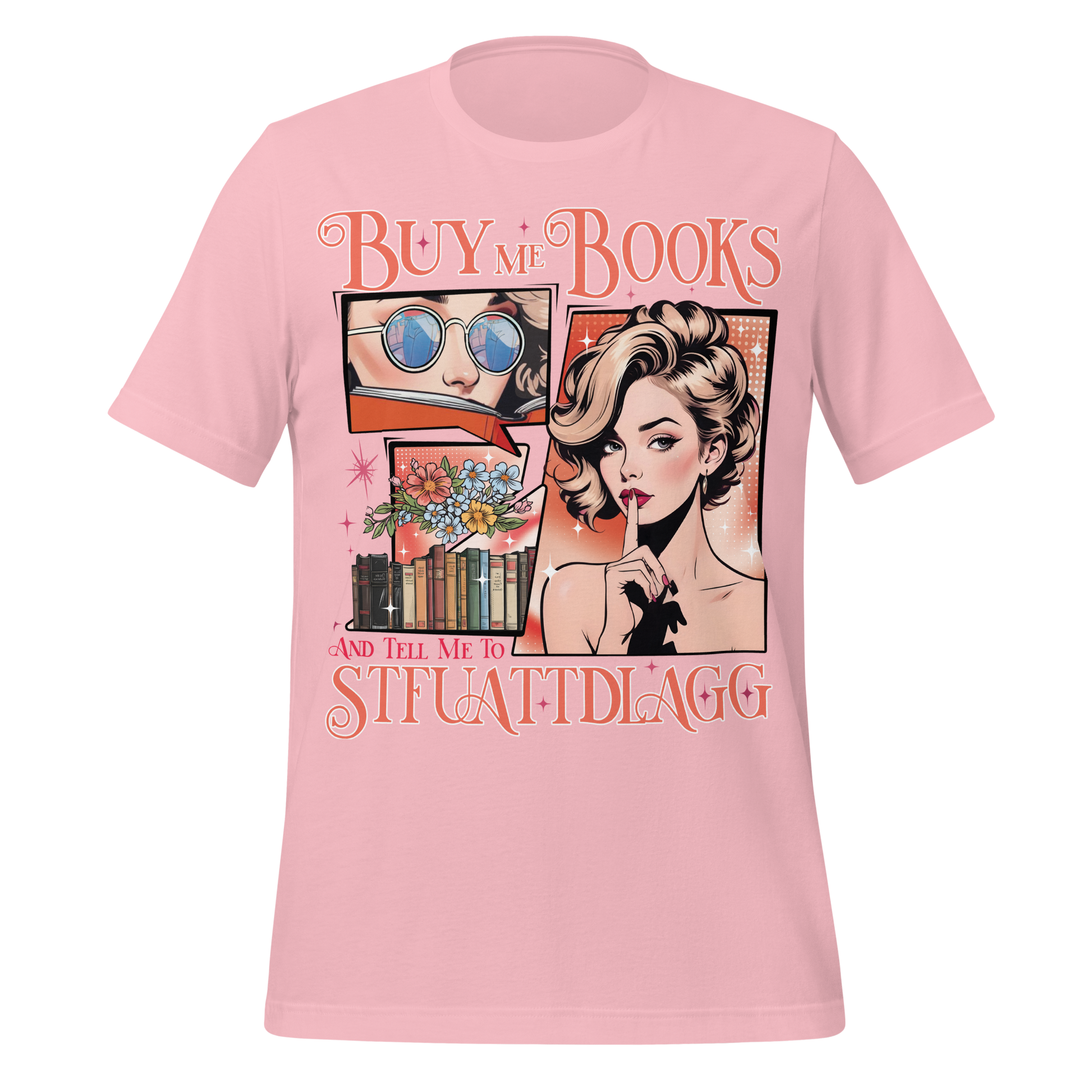 Buy Me Books & Shut Me Up Tee - MagicMerchEmporium