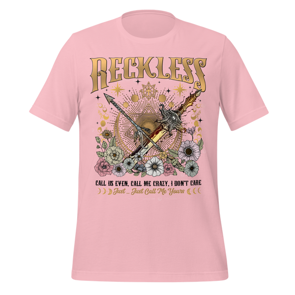 Reckless Romance Tee in Pink