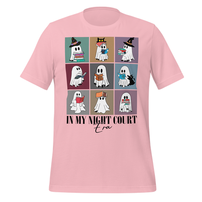 In My Night Court Era Ghosts Reading Books Design Tee - MagicMerchEmporium