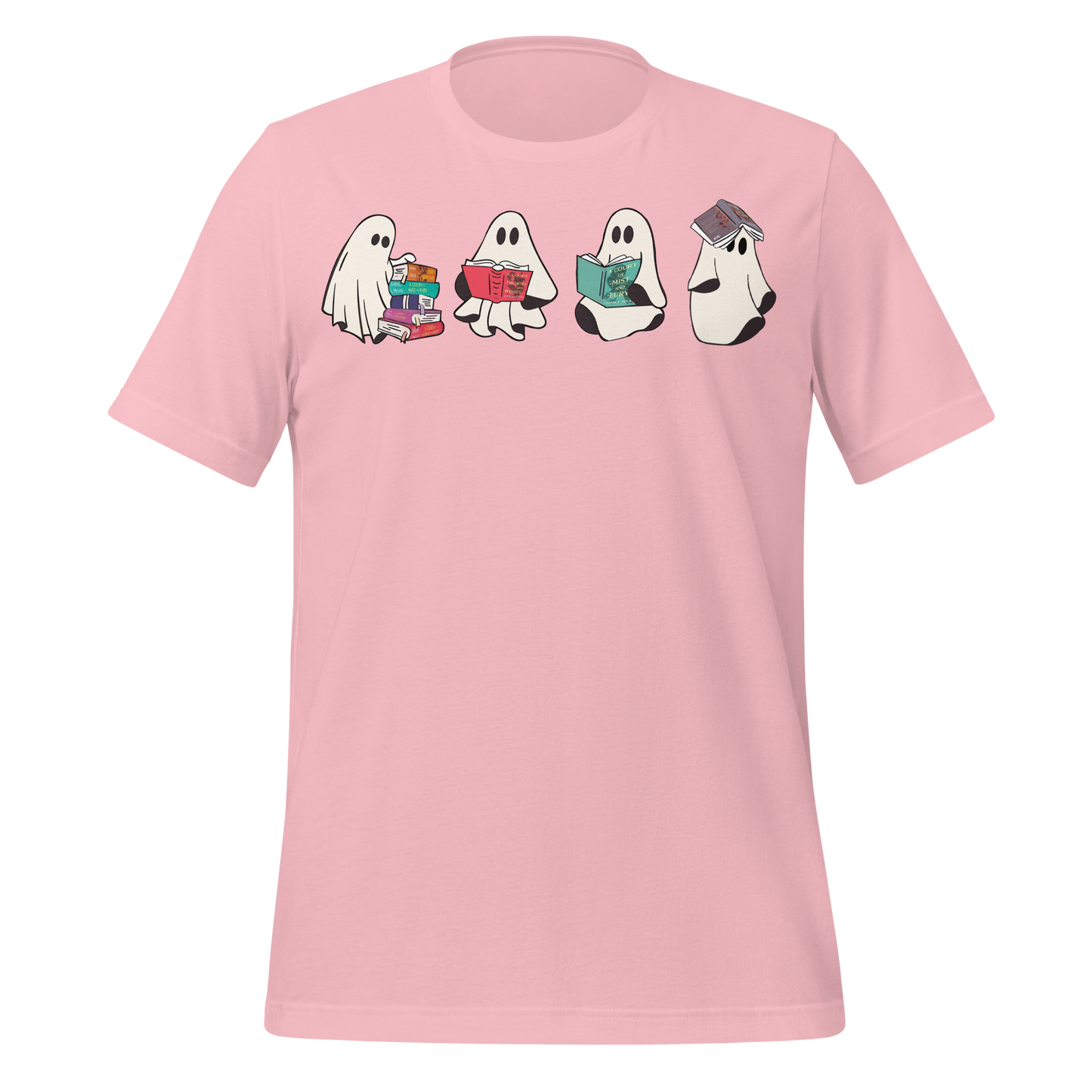 ACOTAR Reading Ghosts With Books Tee