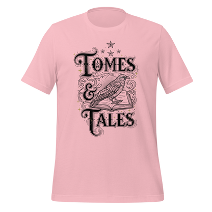 Tomes Tales Crow Tee - MagicMerchEmporium