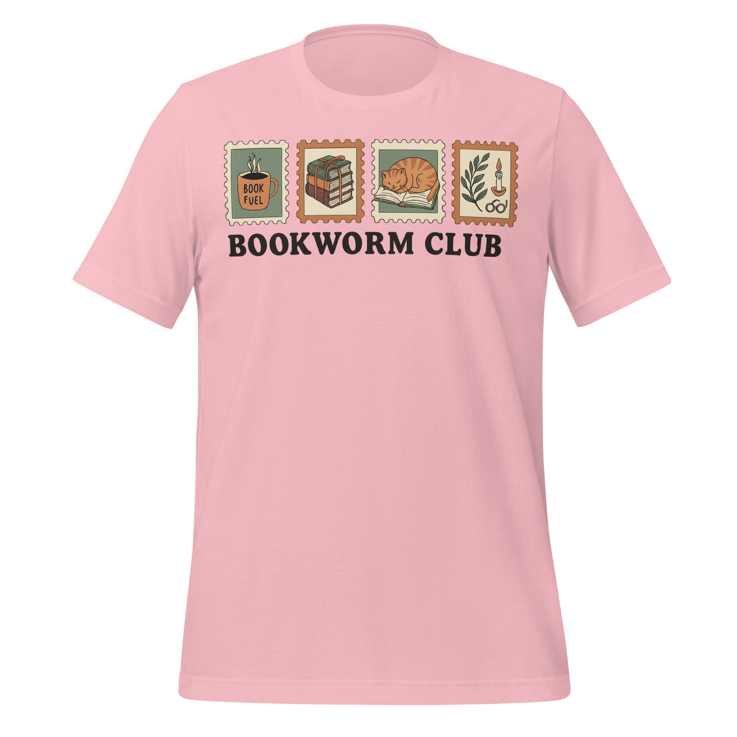 Bookworm Club Stamps Tee