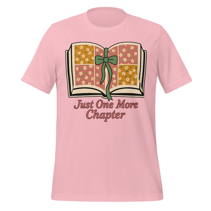 Open Book Just One More Chapter Tee
