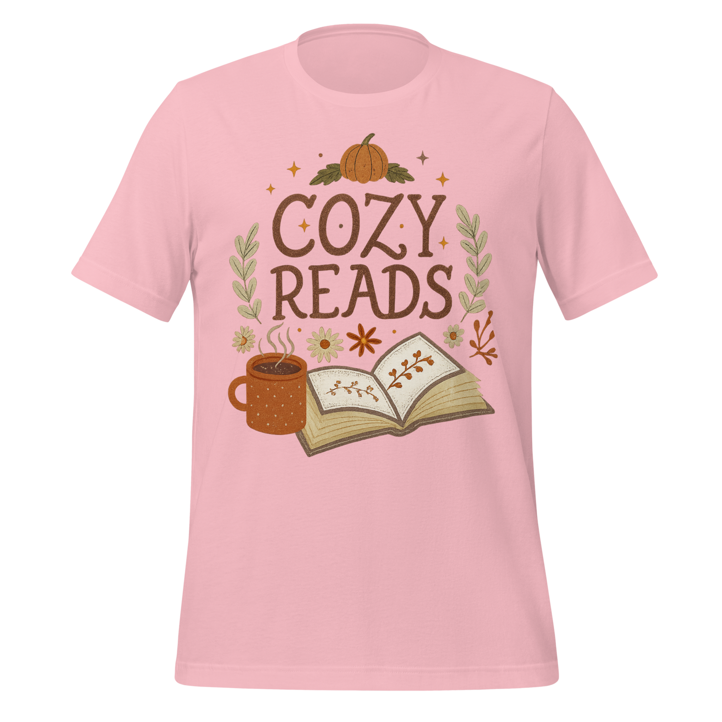 Cozy Reads with Pumpkin and Coffee Tee