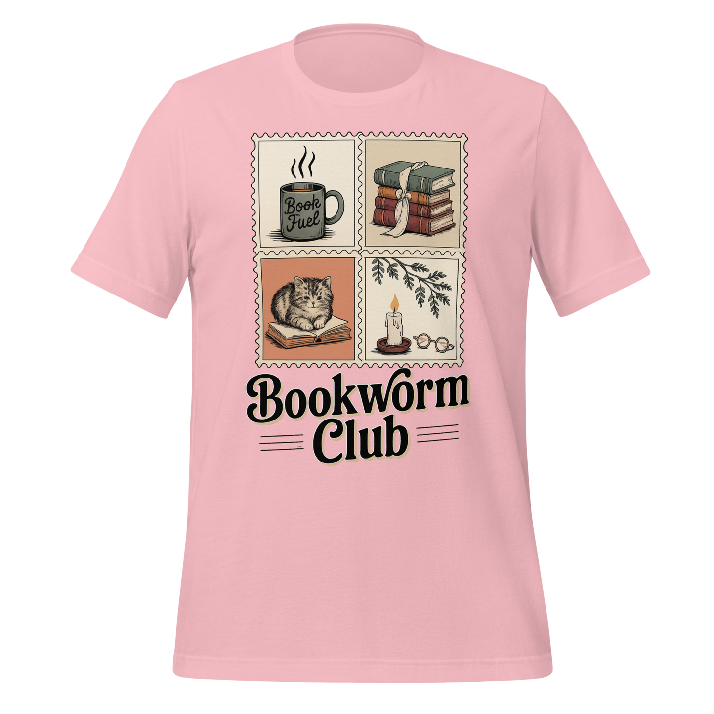Bookworm Club Stamps Tee