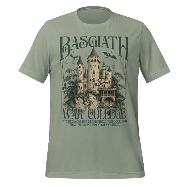 Booktok Basgiath Tee in Sage