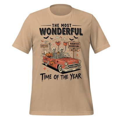 Bookish Haunted Bookstore Tee - MagicMerchEmporium