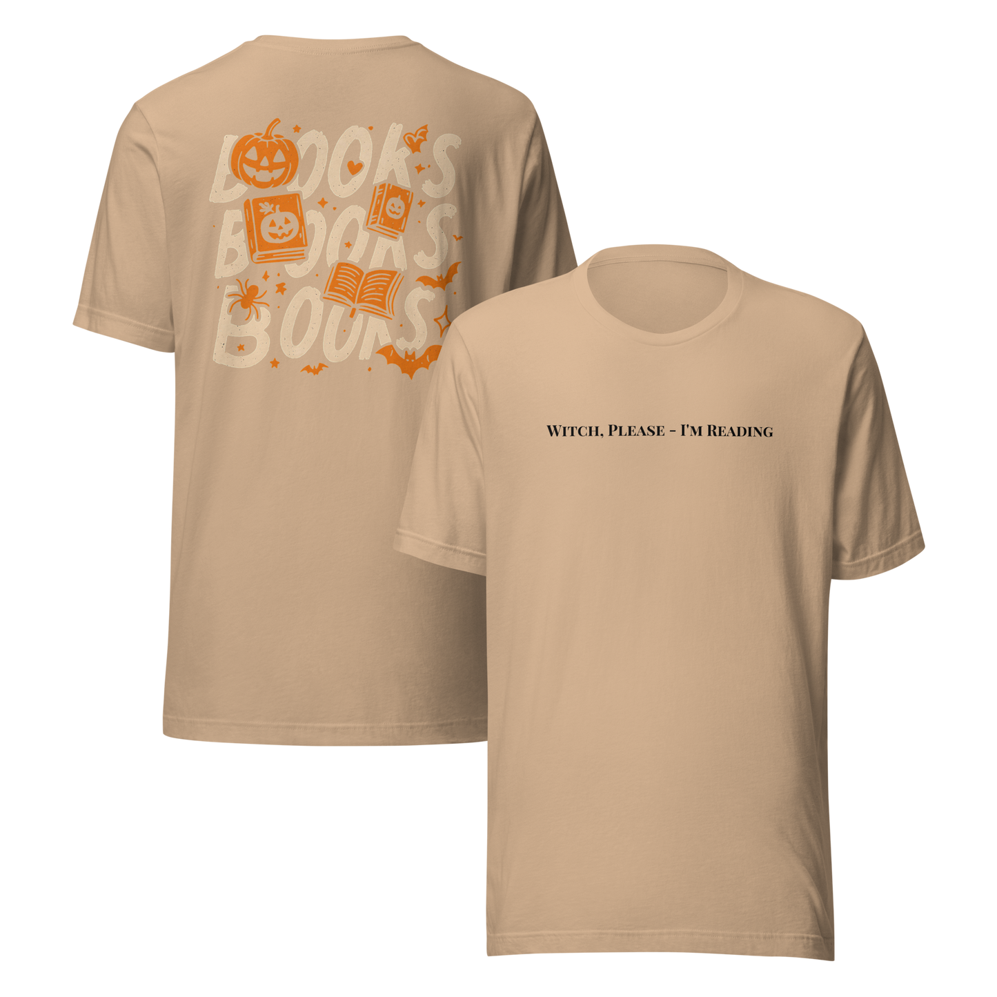 Books & Pumpkins Halloween Tee