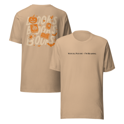 Books & Pumpkins Halloween Tee