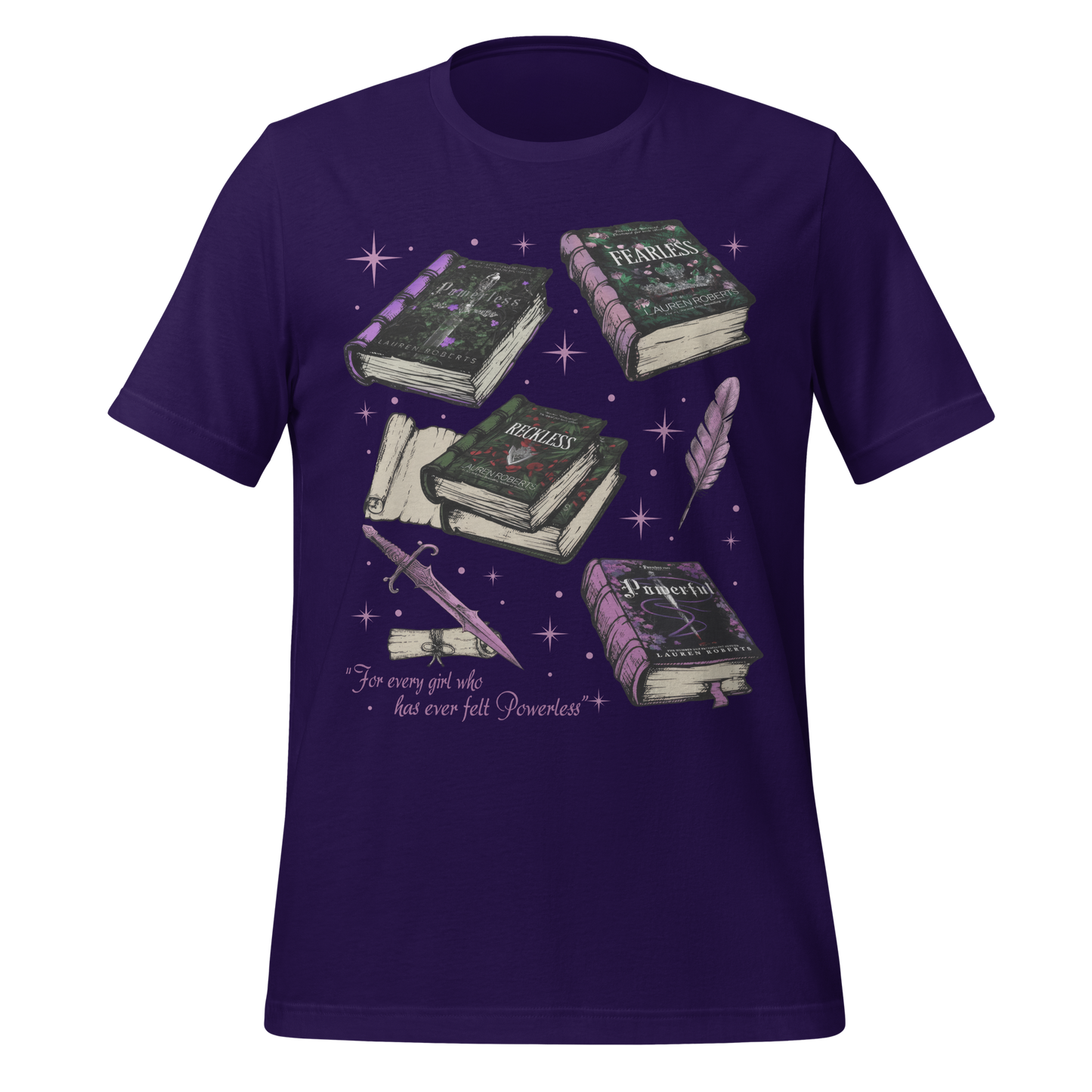 Powerless Book Stack Tee
