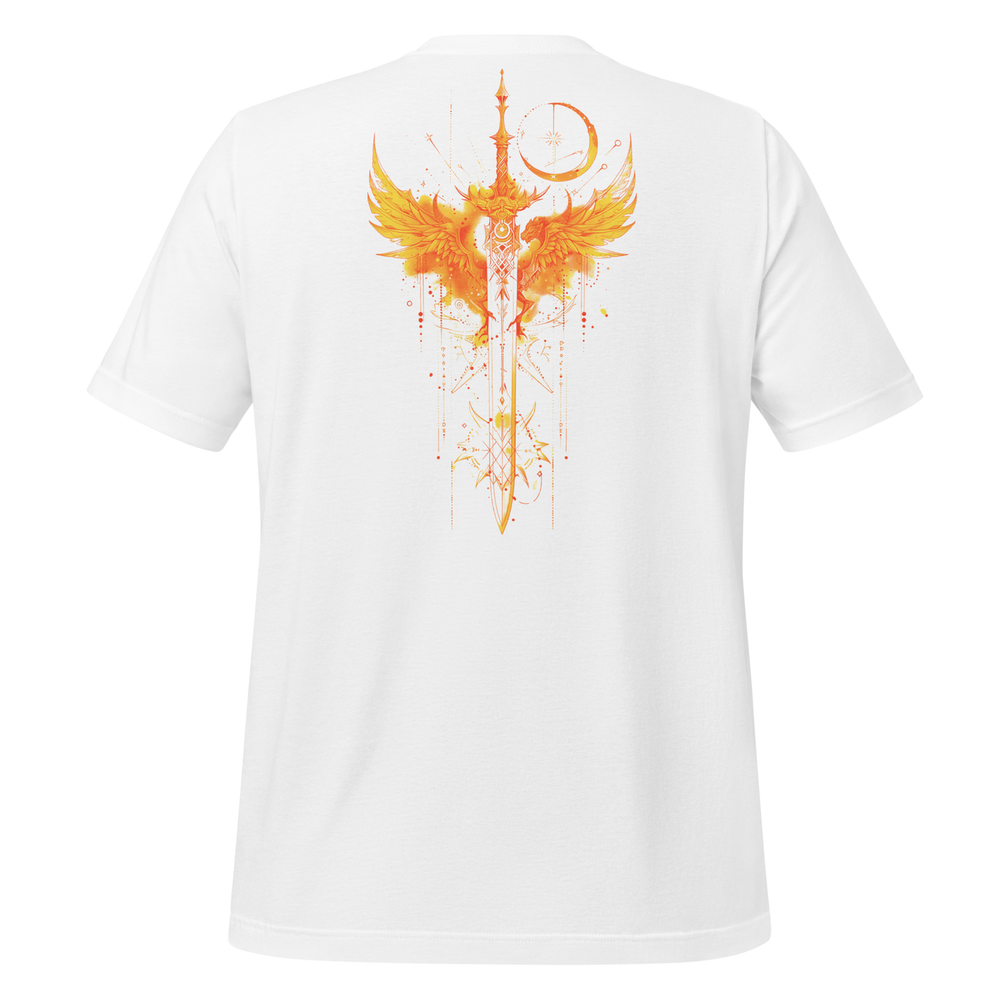 "Light It Up" Fantasy Sword and Wings Tee - MagicMerchEmporium