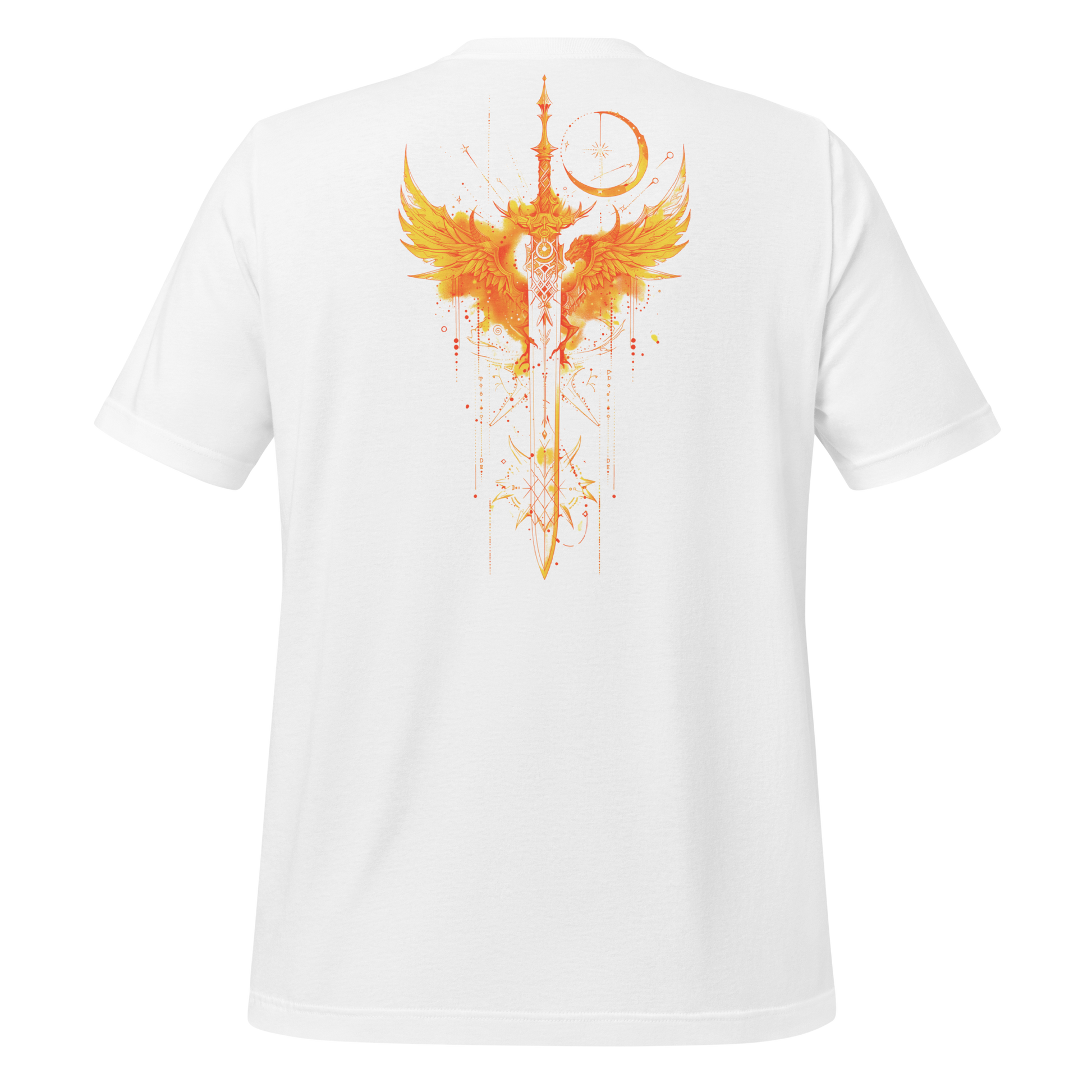 "Light It Up" Fantasy Sword and Wings Tee - MagicMerchEmporium