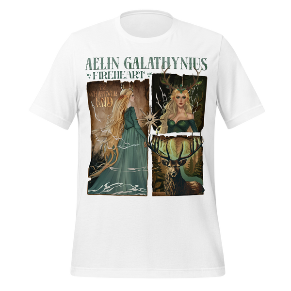 Ash-Born Queen Tee in White