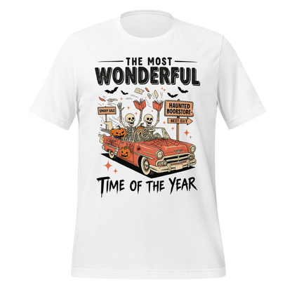 Bookish Haunted Bookstore Tee - MagicMerchEmporium