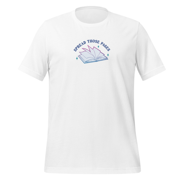 Spread Those Pages Tee in White