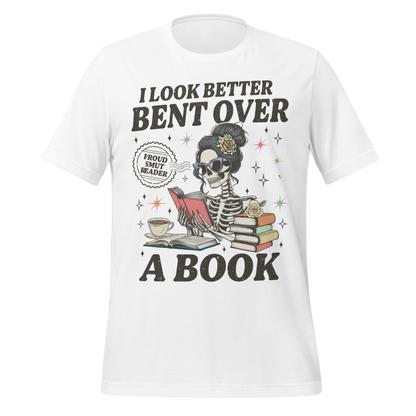 Smut Reader Skeleton Tee - MagicMerchEmporium