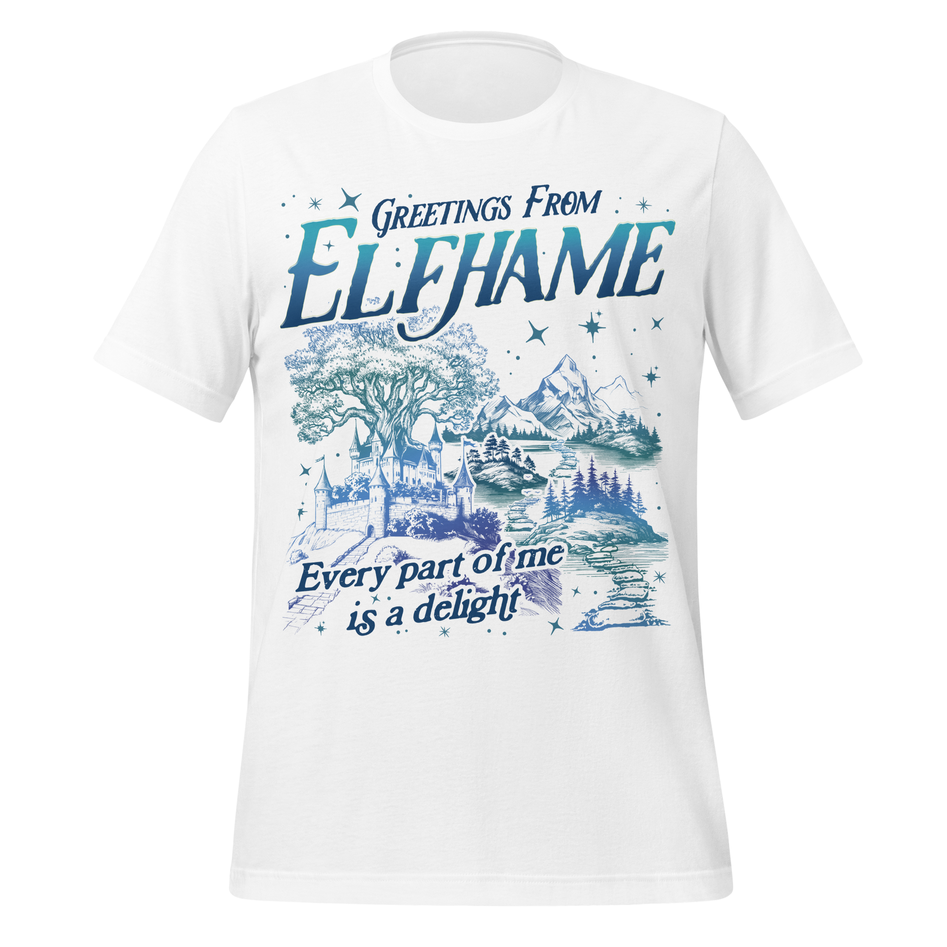 Greetings from Elfhame Tee - MagicMerchEmporium