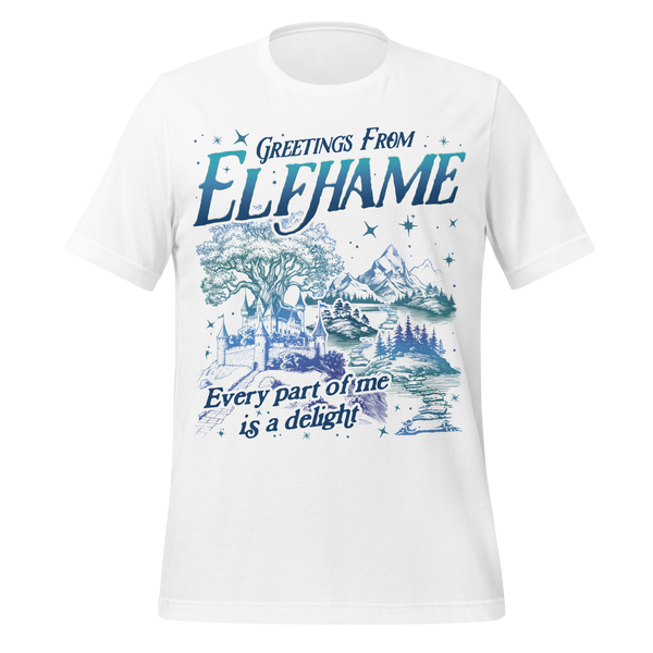 Greetings from Elfhame Tee in White