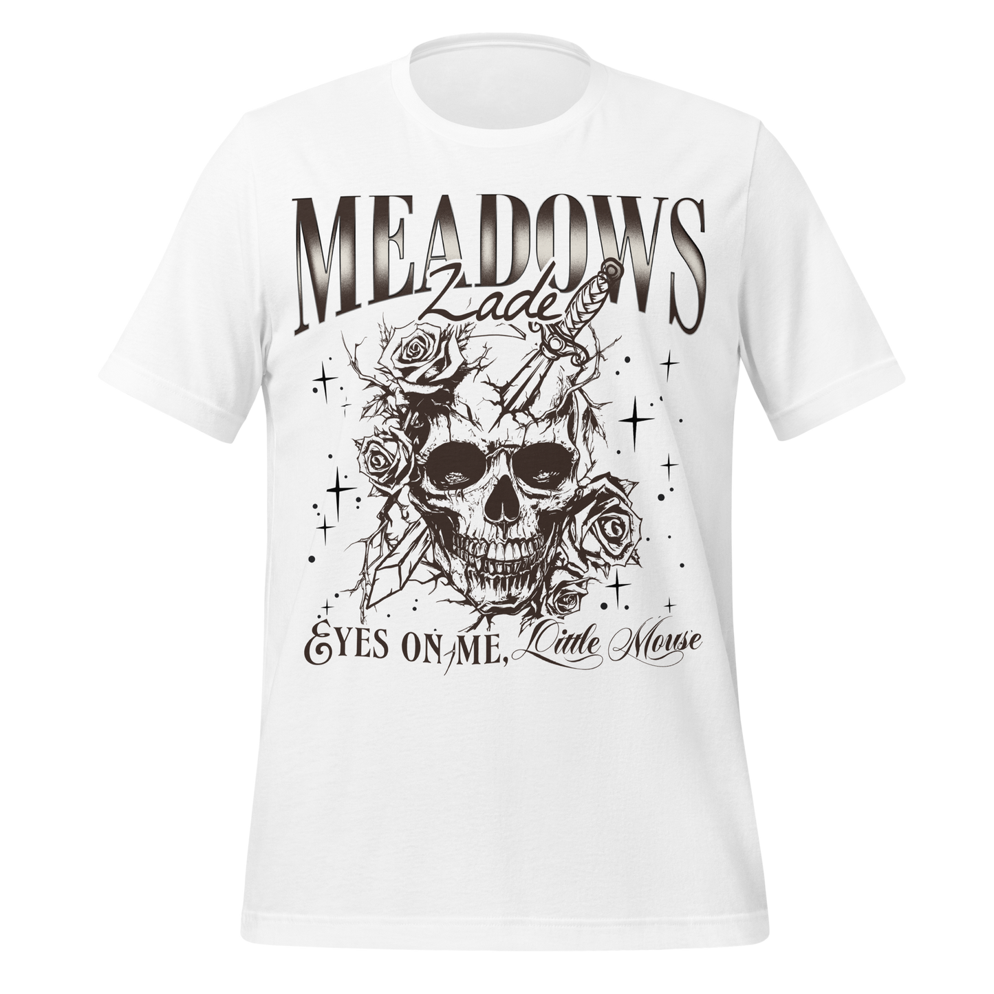 Zade Meadows Skull & Roses Tee - MagicMerchEmporium