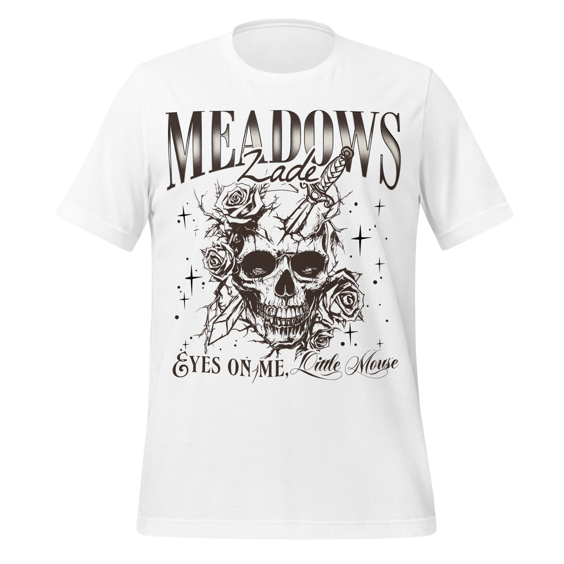 Zade Meadows Skull & Roses Tee - MagicMerchEmporium
