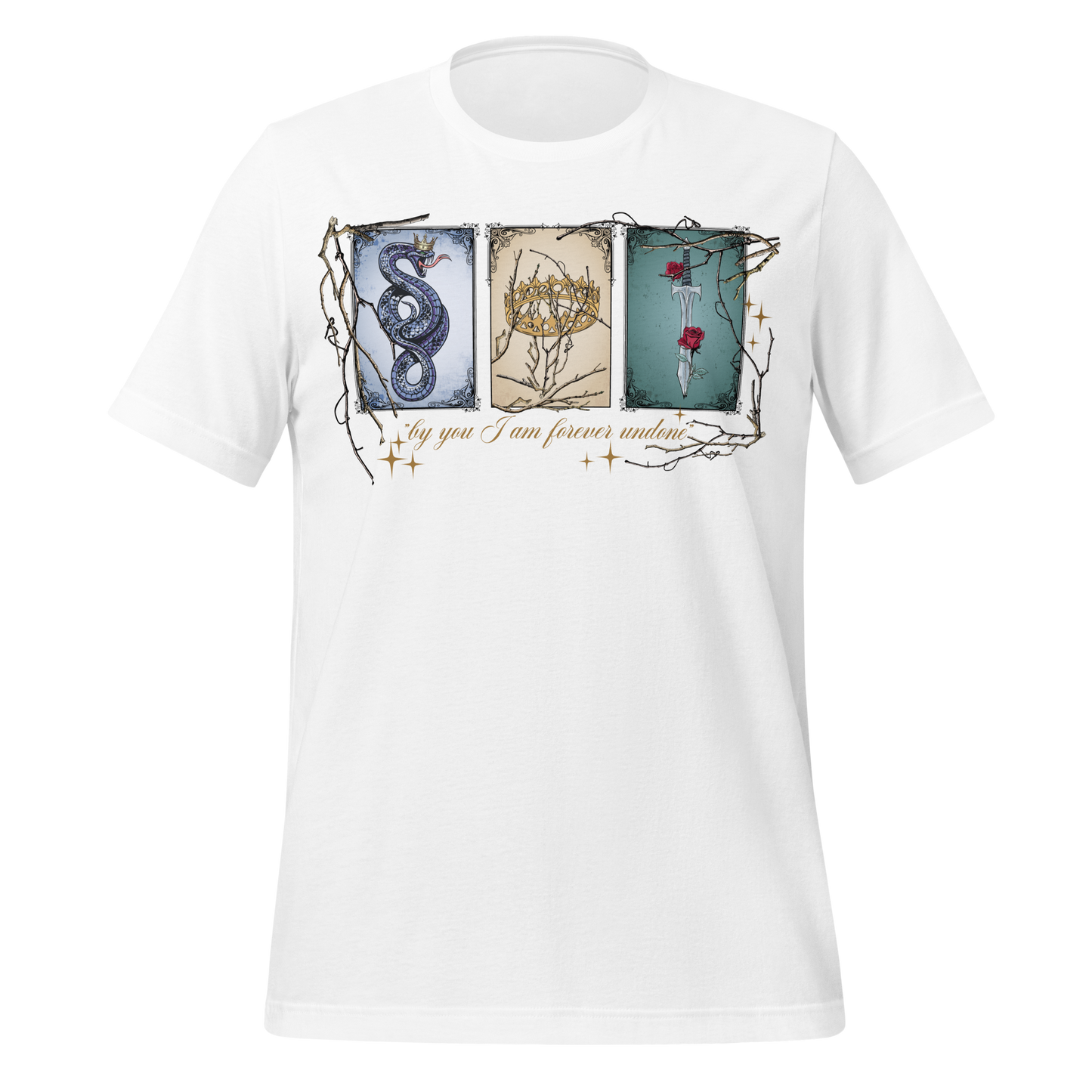 By You I Am Forever Undone Tee - MagicMerchEmporium