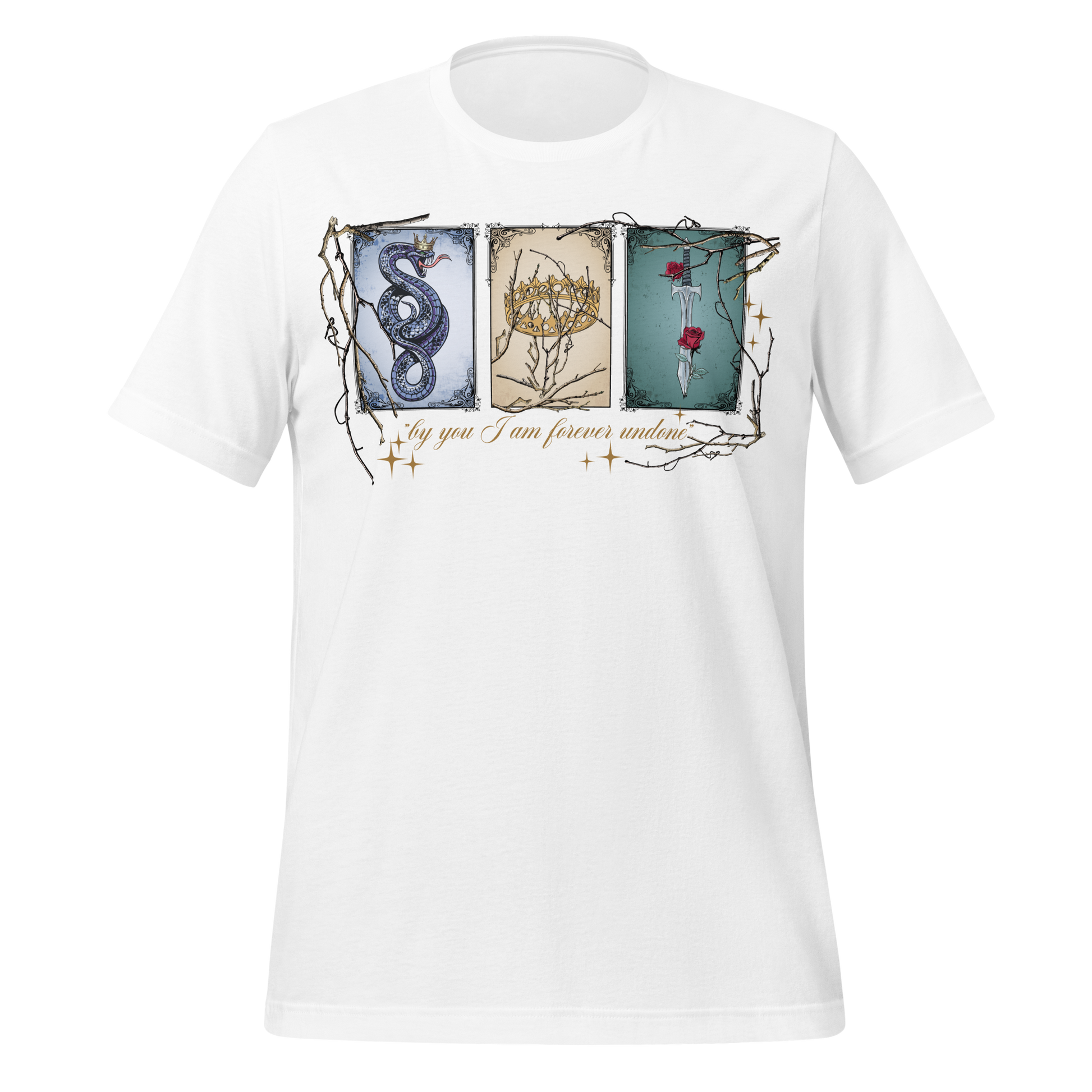 By You I Am Forever Undone Tee - MagicMerchEmporium