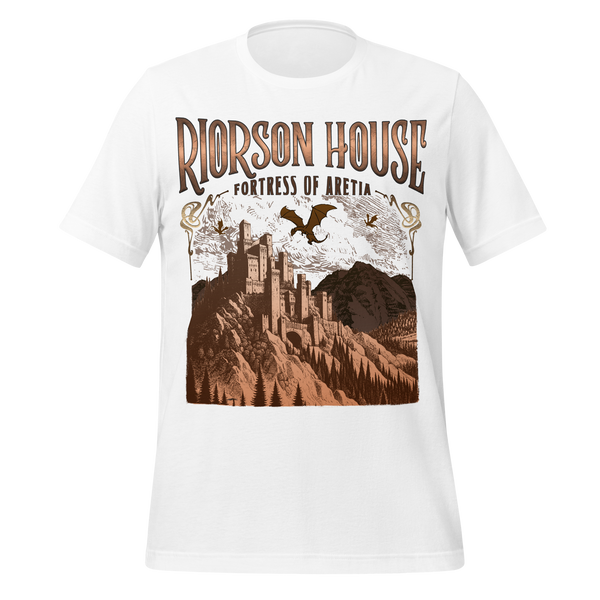 Riorson House Fortress of Aretia Tee in White