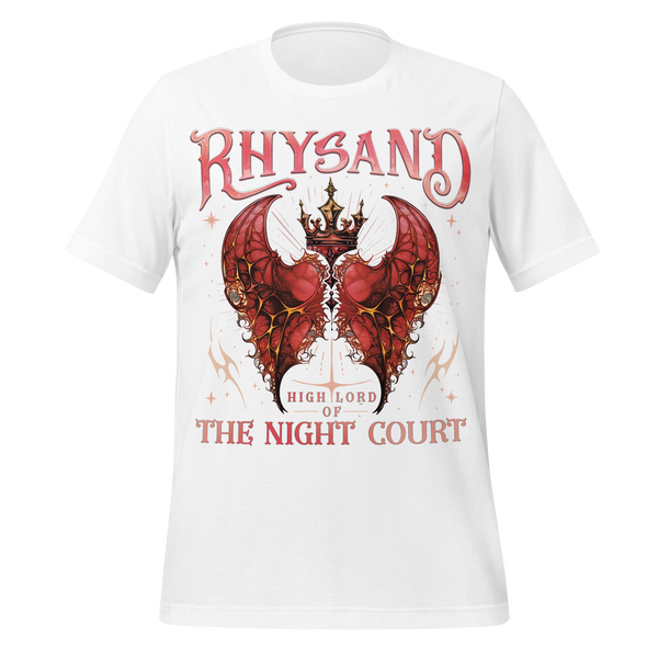 Rhysand Night Court Tee in White