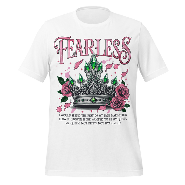 Fearless Queen Tee in White