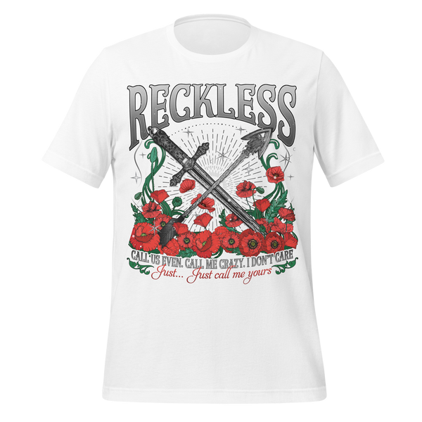 Reckless Romance Powerless Book Club Tee in White