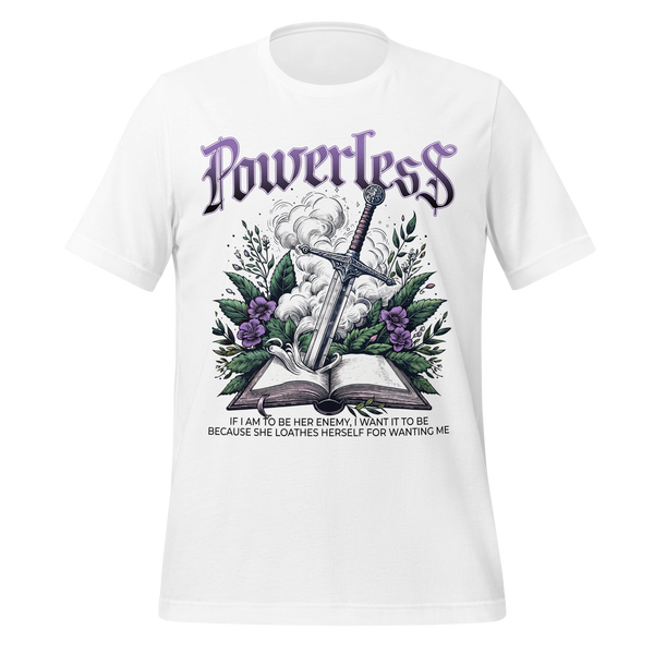 Powerless Romantasy Tee in White