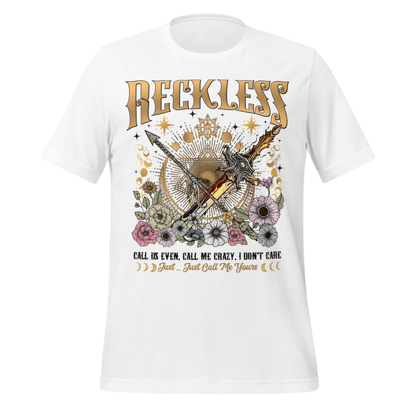 Reckless Romance Tee in White