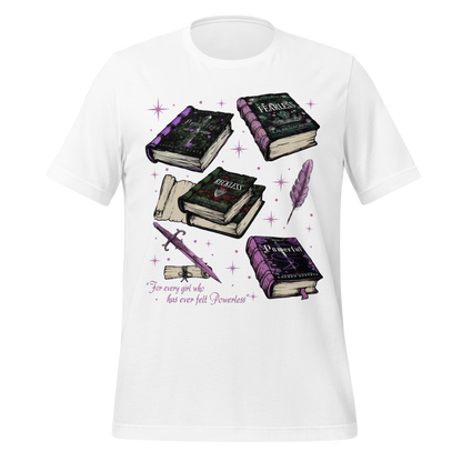 Powerless Book Stack Tee