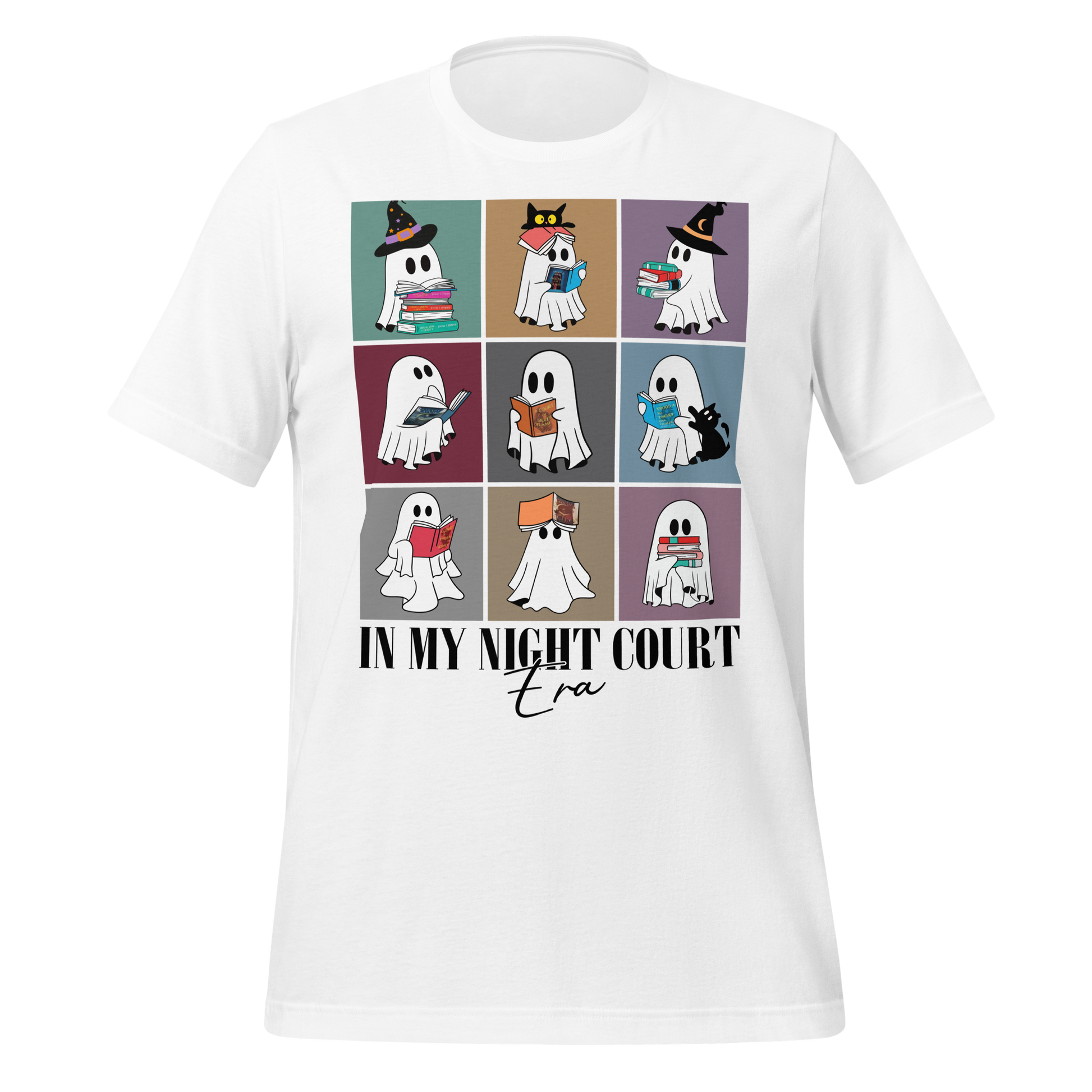 In My Night Court Era Ghosts Reading Books Design Tee - MagicMerchEmporium
