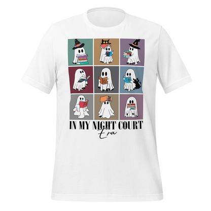 In My Night Court Era Ghosts Reading Books Design Tee - MagicMerchEmporium