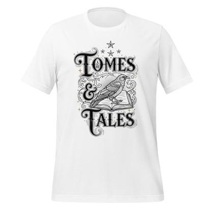 Tomes Tales Crow Tee - MagicMerchEmporium