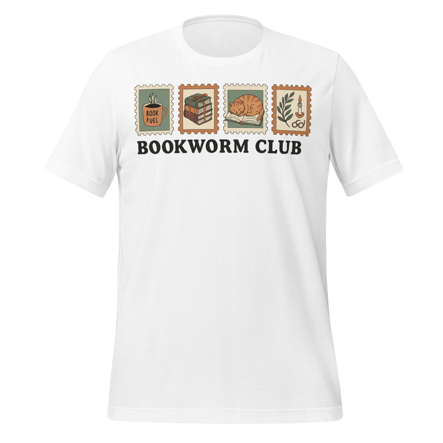 Bookworm Club Stamps Tee