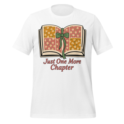 Open Book Just One More Chapter Tee