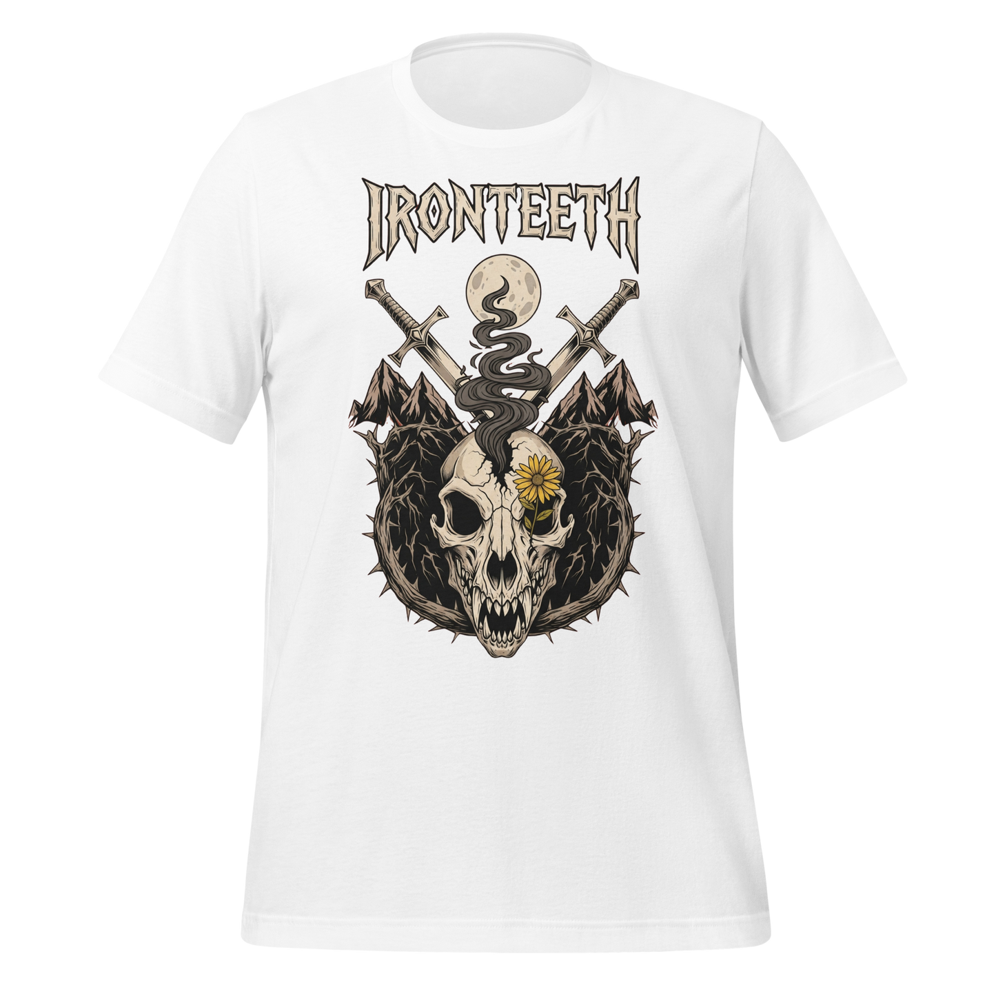 Ironteeth Skull with Swords Tee