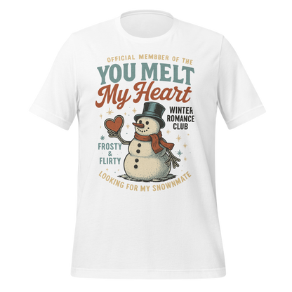 You Melt My Heart Winter Romance Club Tee