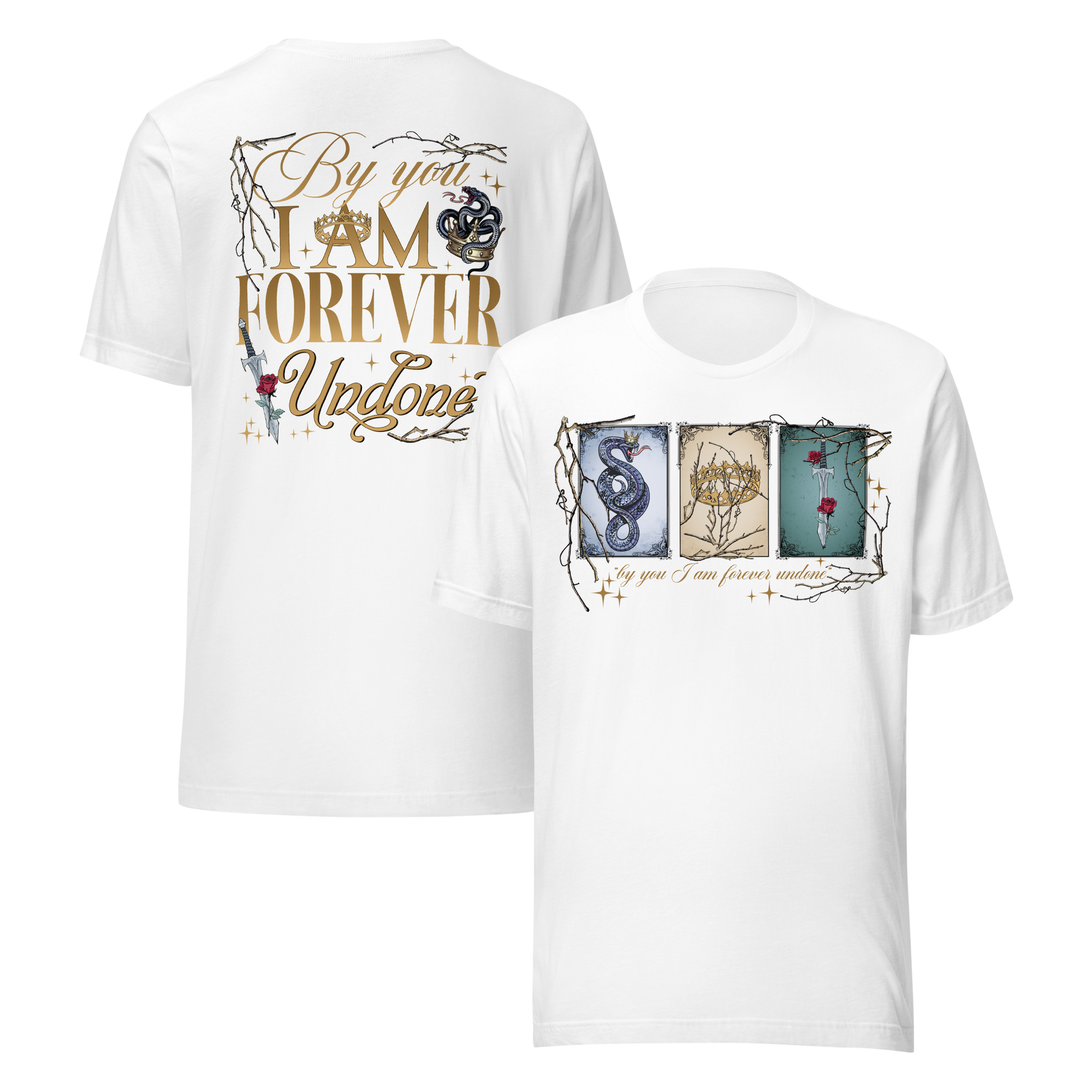 By You I Am Forever Undone Tee - MagicMerchEmporium