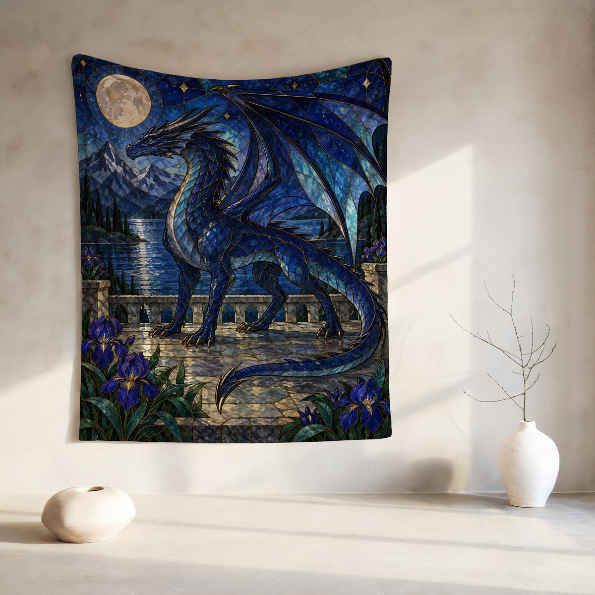 Sgaeyl Velveteen Plush Blanket hanging on a wall