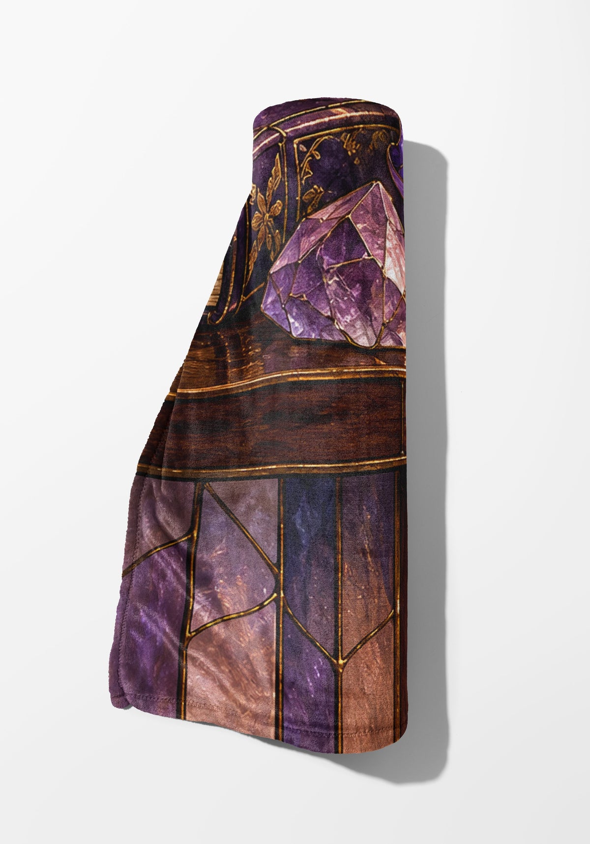Pegasus Velveteen Plush Blanket rolled up