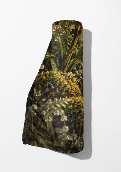 Kingsflame Velveteen Plush Blanket rolled up