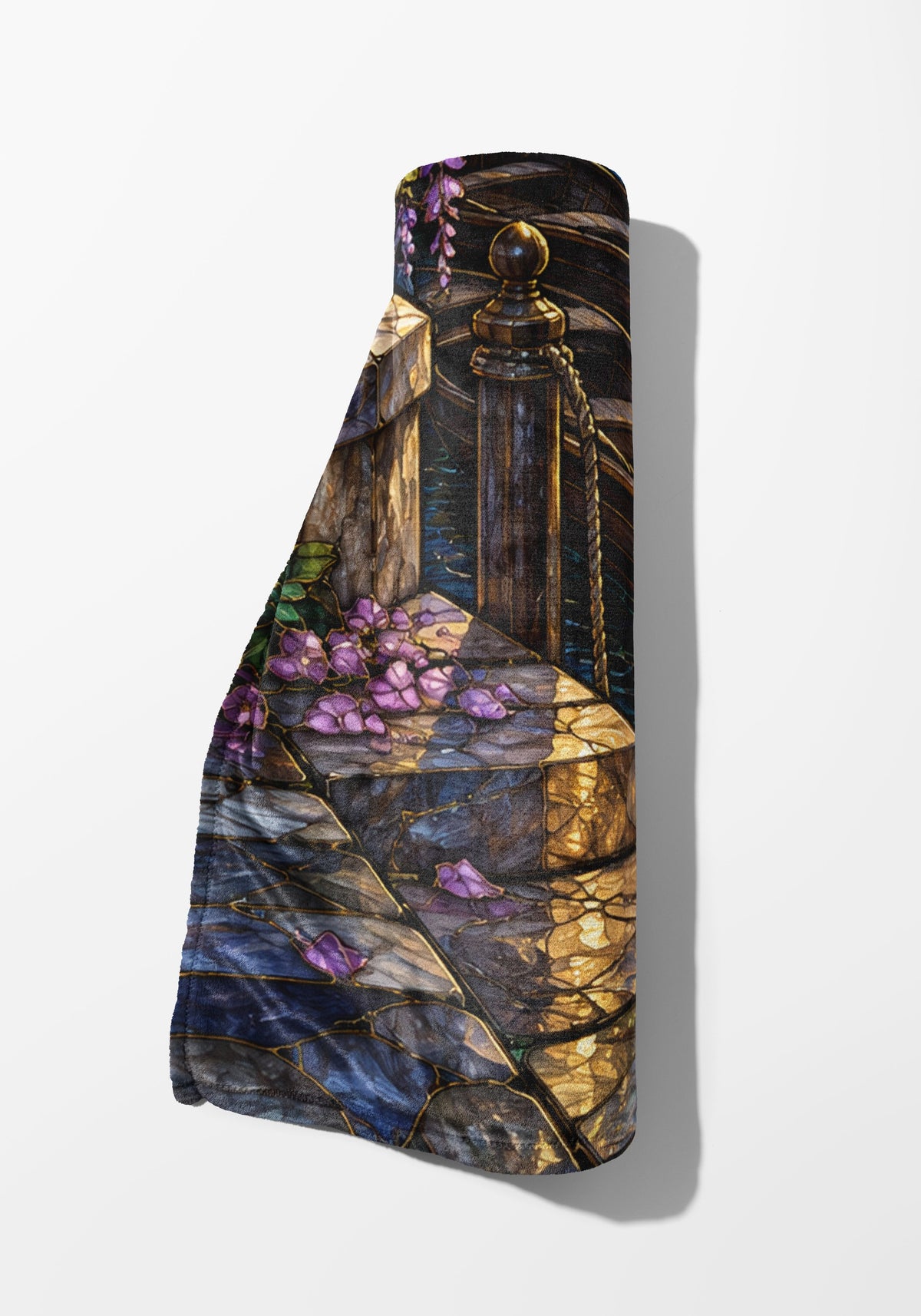 Velaris Velveteen Plush Blanket rolled up