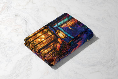 Lunathion Velveteen Plush Blanket folded